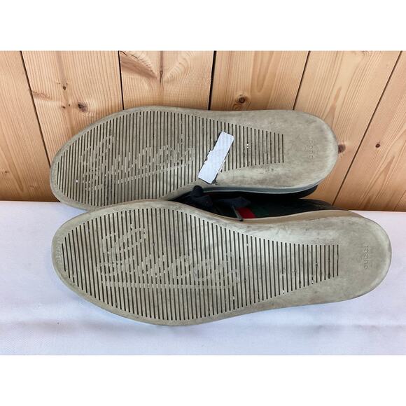 Gucci Signature Flag Hi Top Men's Shoes, Size 7 - Picture 6 of 7